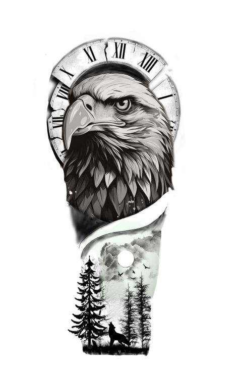 Eagle Tattoo For Men, Tattoo For Men Arm, Eagle Tattoo Men, Tattoo Men Arm, Eagle Tattoo Arm, Eagle Head Tattoo, Falcon Tattoo, Animal Tattoos For Men, Arm Tattoos Drawing