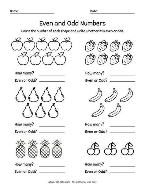 Even And Odd Numbers, Free Preschool Activities, Printable Worksheets For Kindergarten, Number Words Worksheets, Ks1 Maths, Addition Flashcards, Printable Math Games, Printable Worksheets For Kids, Vowel Worksheets