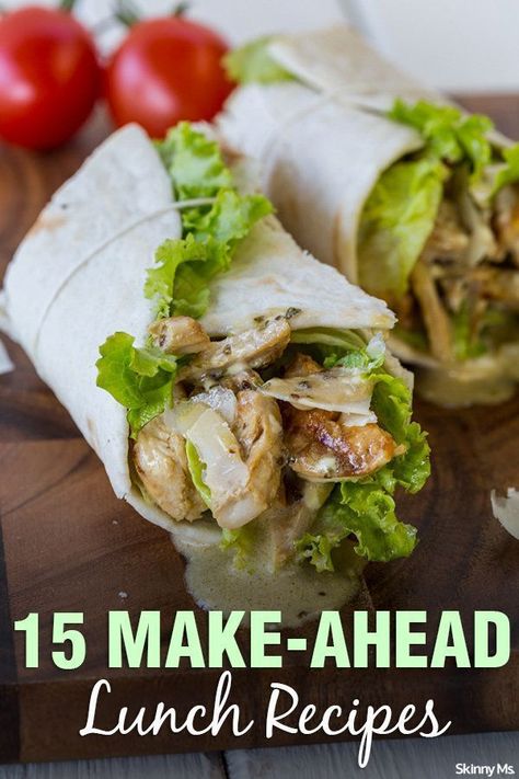 Chicken Caesar Wrap Recipe, Sandwich Vegetarian, Caesar Wrap, Chicken Caesar Wrap, Chicken Caesar, Salad Wraps, Make Ahead Lunches, Sandwiches And Wraps, Club Sandwich