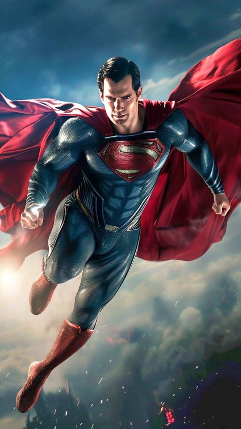 Superman Deviantart, Superman Art Drawing, Super Hero Wallpaper, Henry Superman, Superman Poster, Flash Superhero, Superman Henry Cavill, Superman And Spiderman, Superman Artwork