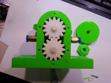 Printable Gear Pump by dentikhval - Thingiverse Modele Impression 3d, 3d Mobile, Cnc Software, 3d Cnc, 3d Printed Objects, Gear Pump, Origami Stars, 3d Printing Technology, Stl Files