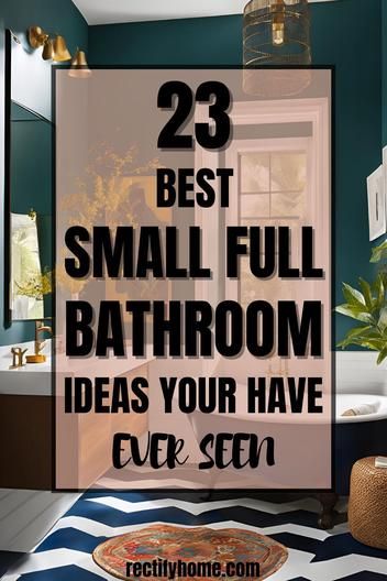 23 Brilliant Small Full Bathroom Ideas for Urban Living - RectifyHome Small Bathroom Inspiration Modern, Bathroom Interior Design Luxury Modern, Bathrooms Luxury Modern, Full Bathroom Ideas, Small Full Bathroom Ideas, Apartment Bathroom Design, Minimalist Tips, Urban Bathroom, Minimalist Small Bathrooms