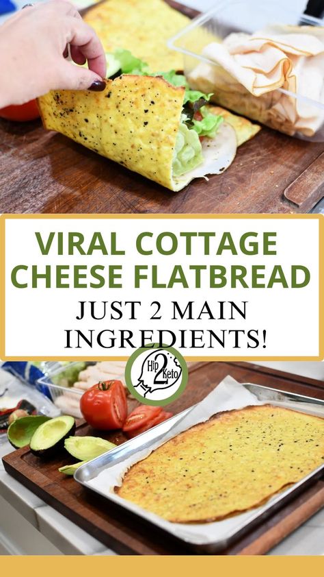 Viral Cottage Cheese Flatbread Recipe – Just 2 Main Ingredients! Low Carb Flatbread Recipes, Keto Flatbread Cottage Cheese, Egg And Cottage Cheese Bread, Cottage Cheese Pizza Crust Low Carb, Cottage Cheese Egg Flatbread, Cottage Cheese Egg Bread, Cottage Cheese Crust Pizza, Egg Cottage Cheese Tortilla, Keto Cottage Cheese Flatbread