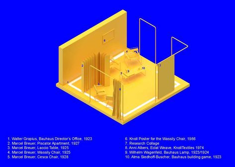 Gallery of Knoll Launches Bauhaus Exhibition Curated by OMA / Ippolito Pestellini Laparelli - 14 Bauhaus Exhibition, Wassily Chair, Rem Koolhaas, Ludwig Mies Van Der Rohe, Walter Gropius, Architecture Graphics, Marcel Breuer, Florence Knoll, German Art