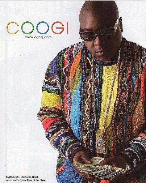 The Official Site - COOGI Authentic Sweaters 2000s Video Vixen, Jada Kiss, 90s Birthday, Coogi Sweater, Jesus Piece, Iconic Images, Unique Bride, Code Black, Titanium Jewelry