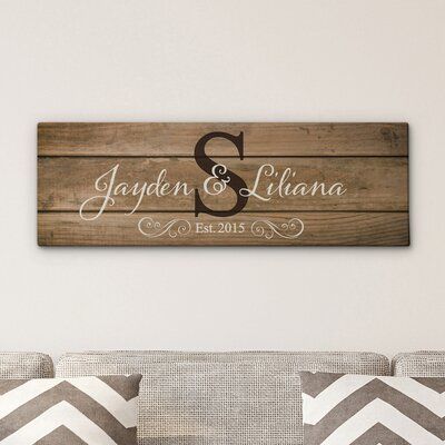 Newlywed Signs, Love Wooden Sign, Personalized Signs For Home, Everyday Crafts, Personalized Tray, Couples Decor, Established Sign, Art On Wood, Textual Art