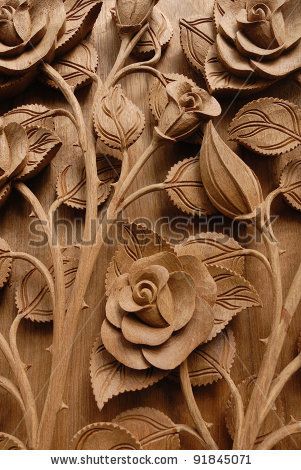 Rose Flower Thai style Teak wood carving Door in Chiangmai Thailand!!! Dremel Wood Carving, Chip Carving, Wood Carving Designs, Flower Carving, Wood Carving Patterns, Art Carved, Carving Designs, Wood Carving Art, Wood Working For Beginners