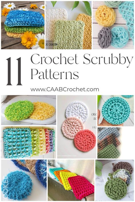 Scrubby Yarn Crochet, Crochet Scrubby, Cotton Yarn Projects, Crocheted Dishcloths, Dish Scrubbies, Scrubby Yarn, Crochet Scrubbies, Unique Yarn, Crochet Cozy