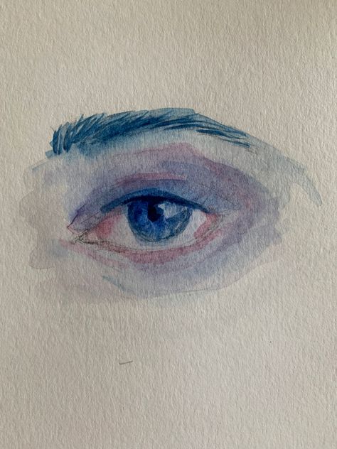 #eye #painting #watercolor Tears Watercolor, Eye Art Watercolor, Water Colour Eye, Watercolour Eyes, Watercolour Eye, Watercolor Eyes, Watercolor Art Landscape, Cute Couple Drawings, Eye Painting