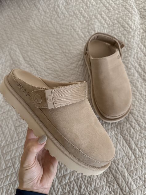 I’m calling it now that these will be the UGGs of the season! These are the new Golden star clogs… They are so incredibly comfortable! Fits true to size! Follow comestayawhile for authentic, achievable DIY home projects from a self taught mom. Comestayawhile posts neutral home decor inspo, cute casual fashion finds, beauty products, parenting, humor, lifestyle, fall styling, gift guide catalogs, and more. Follow amandalovesamazon for the best deals in home, fashion, and beauty from Amazon. Golden Star Clog, Ugg Goldenstar Clog Outfit Ideas, Ugh Golden Star Clog Outfit, Golden Star Clog Outfit Ugg, Ugg Goldenstar Clog Outfit, Clog Outfit, Clogs Outfits, Ugg Clogs, Clogs Outfit