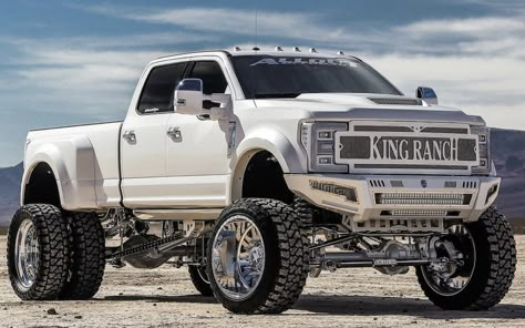 Ford F 250 Super Duty King Ranch, Ford F350 Super Duty Dually, Lifted Dually Trucks, Ford Dually Trucks, King Ranch Truck, Ranch Truck, Ford King Ranch, Ford Dually, Ford F450 Super Duty