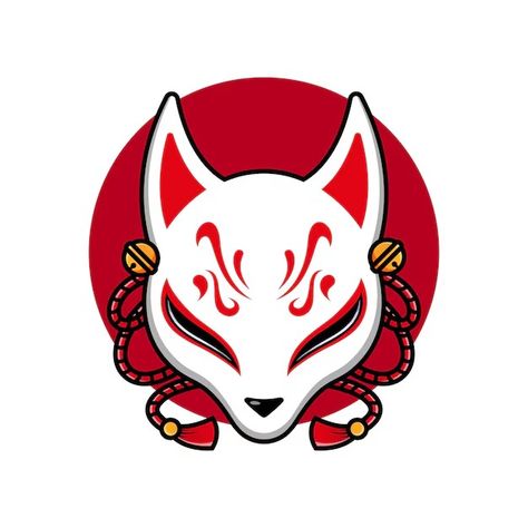 Fox Mask Drawing, Kitsune Pfp, Japanese Kitsune Mask, Japanese Fox Mask, Japanese Fox, Kitsune Mask, Kitsune Fox, Mask Drawing, Japanese Symbol