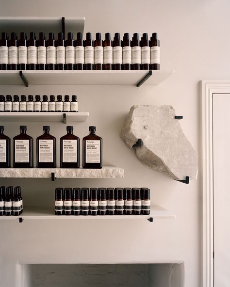 Aesop Bath store, England designed by JamesPlumb Aesop Shop, Aesop Store, Bath Store, Boutique Interior Design, Boutique Interior, Retail Interior, Store Design Interior, Store Interior, Bond Street