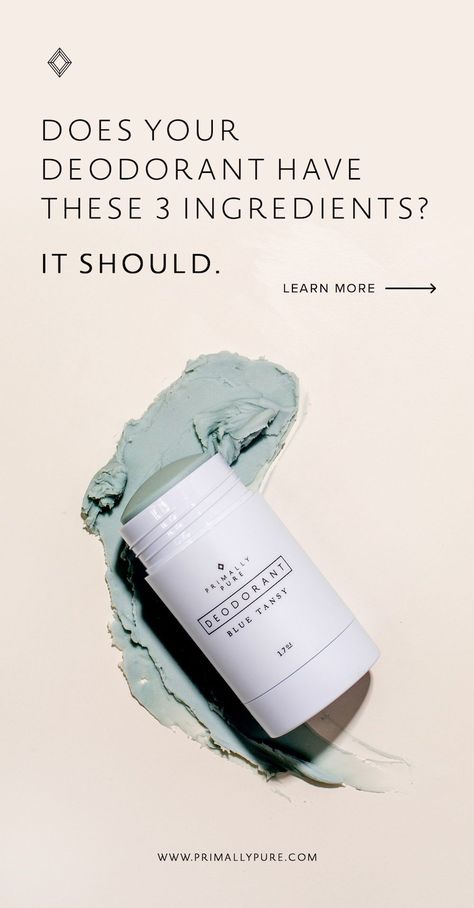 Not all natural deodorants are created equal. Here are the 3 deodorant ingredients that makes ours different (#2 might surprise you!) | Primally Pure Skincare Deodorant Photography Ideas, Deodorant Product Photography, Deodorant Design, Primally Pure, Pure Life, All Natural Deodorant, Perfume Photography, Blue Tansy, Mens Deodorant