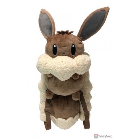 Eevee Trainer, Eevee Backpack, Fluffy Plushies, Pokemon Items, Age Reg, Pokemon Trainer Outfits, Pokemon Bag, Eevee Plush, Pokemon Backpack