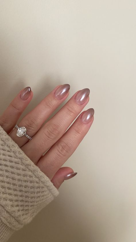 Brown Ombré Chrome Nails, Gradient Chrome Nails, Ombré Chrome Nails, Demure Nails, Gradation Nail, Ombre Chrome, Ombre Chrome Nails, Nail Fashion Trends, Gradation Nails