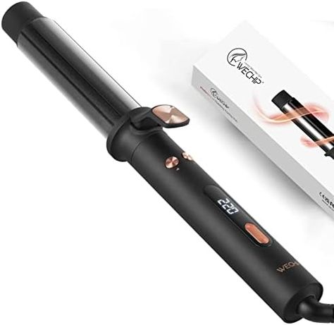 Automatic Hair Curlers 360° Rotating, WeChip Curling Tongs, Large Barrel Curling Wand 32 mm, Rotating Curling Iron for Long Medium Hair with LCD Display, 140-220℃ Check more at https://uk.productsoffer.in/automatic-hair-curlers-360-rotating-wechip-nano-titanium-coating-curling-tongs-large-barrel-curling-wand-32-mm-rotating-curling-iron-for-long-medium-hair-with-lcd-display-140-220%e2%84%83/ Rotating Curling Iron, Automatic Hair Curler, Hair Curls, Curling Wand, Wand Curls, Curling Iron, Hair Curlers, Tongs, Medium Hair