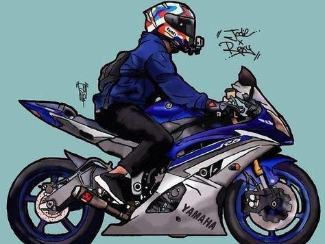 Drawing Bike, Motorcycle Artwork, Motorcycle Drawing, Bike Sketch, Baji Keisuke, Yamaha R6, Nissan Gtr, Motocross, Nissan