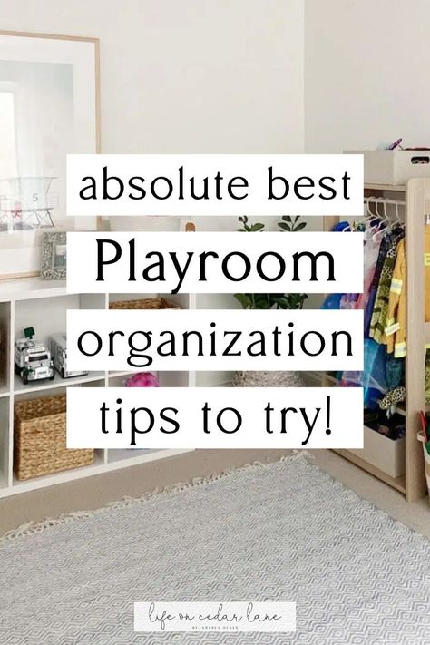 Looking for ways to make the most of your Kids' Playroom? Our Storage and Organization tips are here to help! From clever storage bins to stylish Home Decor ideas, we’ll show you how to create a space that’s both organized and playful. Learn how to maximize your playroom’s potential with smart storage solutions. Toy Closet Organization, Books And Crafts, Life On Cedar Lane, Cubby Ideas, Kids Playroom Storage, Creative Toy Storage, Playroom Closet, Kids Art Table, Organized Clutter