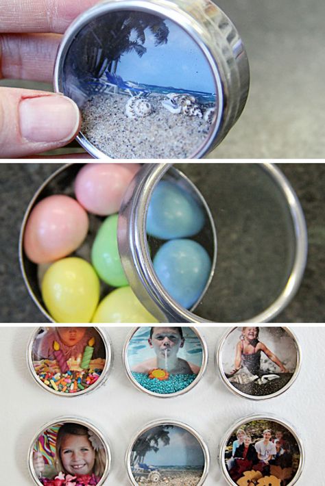 Mini Shadow Box Diy, Resin Fridge Magnets Diy, Homemade Fridge Magnets, How To Make Magnets For Fridge, Diy Magnets Fridge Craft Ideas, Making Fridge Magnets, Fridge Magnets Ideas Creative, Diy Magnets Fridge, Magnet Projects