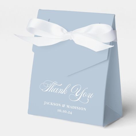 Elegant Light Blue Wedding Favor Boxes Wedding Favors Boxes, Blue Wedding Favors, Light Blue Wedding, Dusty Blue Weddings, Wedding Favor Boxes, Favor Boxes, Wedding Favor, Blue Wedding, Dusty Blue