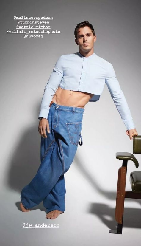 Antoni Porowski bares his soul & his midriff in post-breakup interview: "I'm in a much better place" - Queerty Antoni Porowski, Newly Single, Fashion Museum, Native Son, Paris Shirt, Queer Eye, Museum Fashion, Mens Fashion Blazer, Positive Outlook On Life