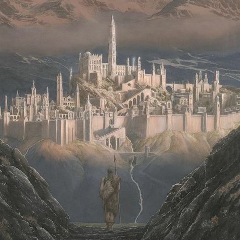 Middle Earth Universe™️ on Instagram: “The Fall of Gondolin by Alan Lee . . . . . .  #middleearth #middleearthfestival #middleearthuniverse #middleearthfan #lotrmovies #lotrfan…” Fall Of Gondolin, Middle Earth Books, Elven City, Alan Lee, John Howe, Elves Fantasy, Lotr Art, Tolkien Art, Fantasy Stuff