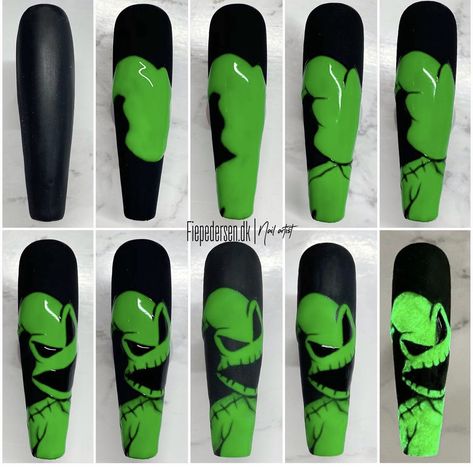 Halloween Nails Simple, Halloween Nail Art Tutorial, Nightmare Before Christmas Nails, Halloween Nails Diy, Horror Nails, Nail Art Halloween, Holloween Nails, Halloween Nails Easy, Blood Drip