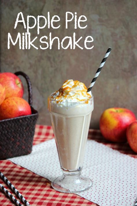 Apple Pie Milkshake #loveNZfruit Pie Milkshake, Milkshake Recipe Easy, Milkshake Recipes, Ice Cream Treats, Milk Shakes, Smoothie Shakes, Frozen Drinks, Shake Recipes, Milkshakes