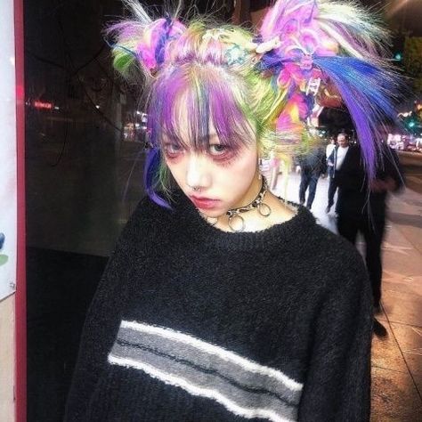 일본 패션, Smink Inspiration, Photographie Portrait Inspiration, Colorful Hair, Hair Reference, Hair Inspo Color, Grunge Hair, Aesthetic Hair, Pretty Hairstyles