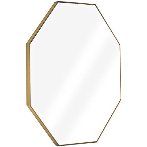 E2 Octagon Wall Mirror Octagon Mirror, Gold Wall Mirror, Mirror Gallery, Gold Framed Mirror, Wall Vanity, Infinity Mirror, Mirror Shapes, Mdf Frame, Bath Ideas