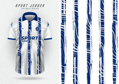 mockup background for sports jersey soccer running racing white and blue stripes Blue And White Jersey Design, Running Jersey, Mockup Background, Racing Jersey, Basketball Uniforms Design, Basketball T Shirt Designs, Sport Shirt Design, Design Jersey, Sports Jersey Design