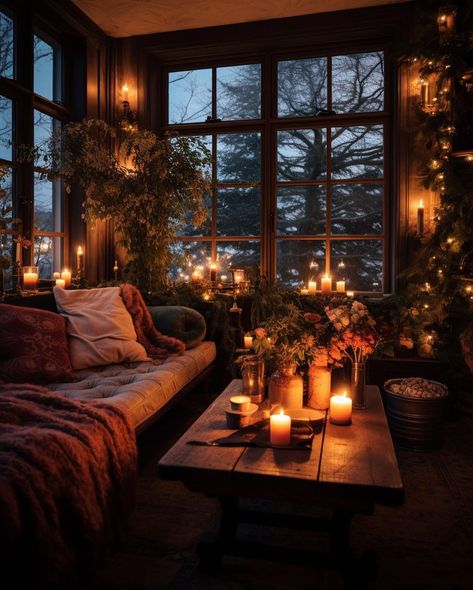 Furkan Gülle (@cozywonderspots) • Instagram photos and videos Winter Living Room, Cozy Place, Cozy Room, Living Room Style, Cozy Cottage, Cozy Corner, Winter House, Cozy Space, Dream House Decor