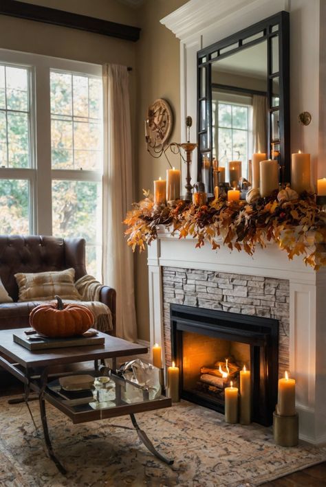 Fall Furniture , Autumn Cozy Fall ,Decor Easy Fall ,
Decor Neutral Fall ,Decor Fall ,Decor Inspiration ,Fall Decor Ideas Fall Fireplace Decor Mantles, Autumn Mantle, Cozy Setup, Autumn Ambiance, Fall Apartment Decor, Mantle Decorations, Design Fireplace, Fall Fireplace Decor, Fall Bathroom Decor