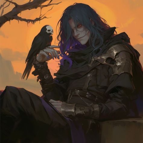 Insane Dnd Character, Scarred Character Art, Dnd Necromancer Character Design, Dnd Necromancer Art, Yuan-ti Male, Wizard Oc Male, Great Old One Warlock, Necromancer Dnd, Wizard Rpg