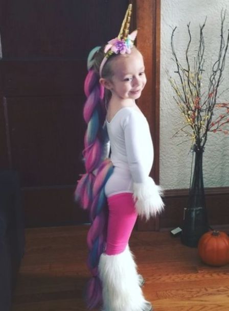 30 Crazy Hair Day Ideas For Girls Stay At Home Mum Costume Unicorn, Unicorn Diy, Halloween Kids Costumes Girls, Unicorn Halloween Costume, Hand Cuffs, Kids Halloween Costumes, Unicorn Halloween, Unicorn Costume, Crazy Hair Day