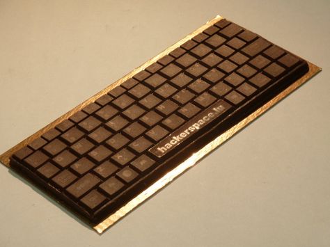 Chocolate keyboard. #Yum Chocolate Keyboard, Smart Tv, Computer Keyboard, Keyboard, Tv, Electronic Products, Quick Saves, Design