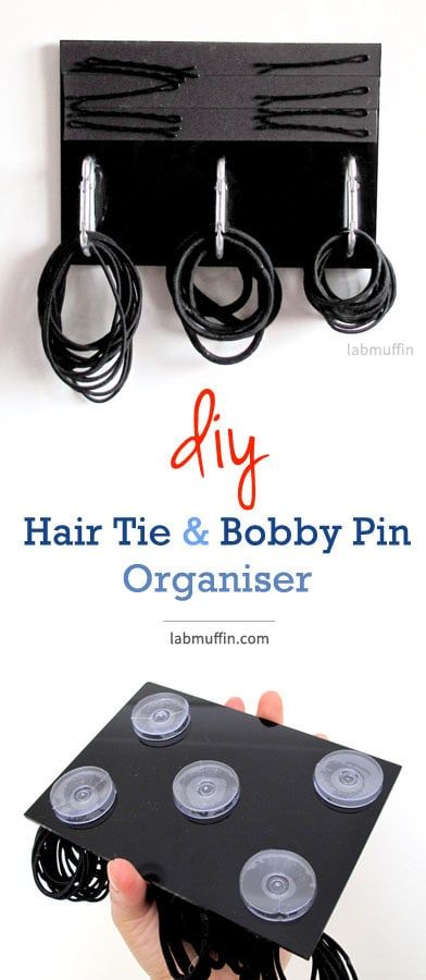 Hair Tie Organization Diy, Bobby Pin Storage Ideas, Ponytail Holders Diy Storage, Diy Hair Organizer Storage, Hair Tie Holder Diy, Diy Hair Tool Holder, Hair Tie Holder Diy Organizers, Hair Assesories Organizer Diy, Hair Accessories Organization Diy