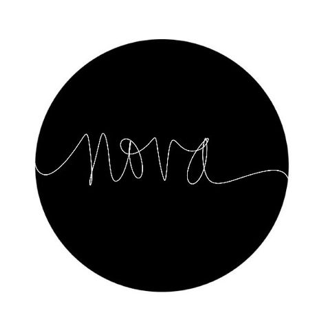 Baby girl's name Nova || || Hand-drawn name art by Meg at pinterest.com/meggiemaye. Nova Name Tattoo, Nova Logo, Nova Tattoo Name, Nora Name Art, Norah Name Meaning, Naomi Name Tattoo Design, Noa Name Meaning, Nova Name, Cute Pet Names