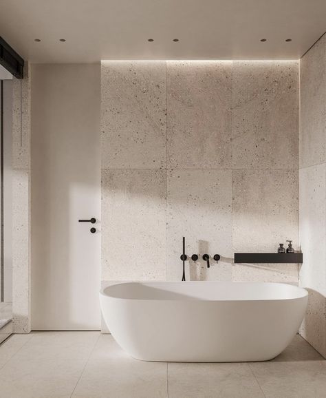 Wabi Sabi Bathroom, Bathroom Minimal, Bathroom Repair, Architectural Lighting Design, Contemporary House Exterior, Shower Floor Tile, Bathroom Design Luxury, Minimalist Bathroom, Light Architecture