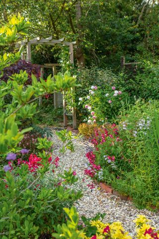 Small Front Cottage Garden, Contemporary Cottage Garden, Cottage Garden On A Slope, Cottage Garden Paths, Cottage Garden Planting Scheme, Wildlife Garden Ideas Uk, Cottage Garden Allotment, Cottage Garden Border Plan, Small Cottage Garden