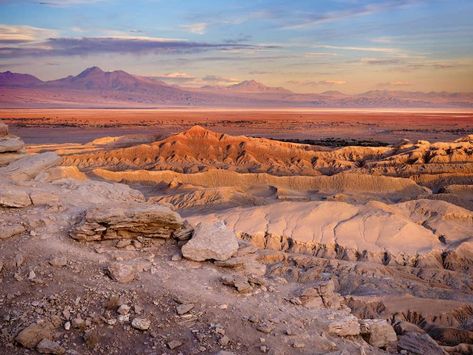 Atacama Desert in Chile Valley Of The Moon, Deserts Of The World, Atacama Desert, Natural Phenomena, Rock Formations, The Valley, Bingo, South America, Monument Valley