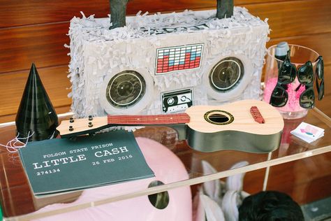 Johnny Cash Birthday, Boys Birthday Party Ideas, Birthday Party Boys, Boys Birthday Party, Wedding Party Ideas, Booth Props, Boys Birthday, Johnny Cash, Boy Birthday Party