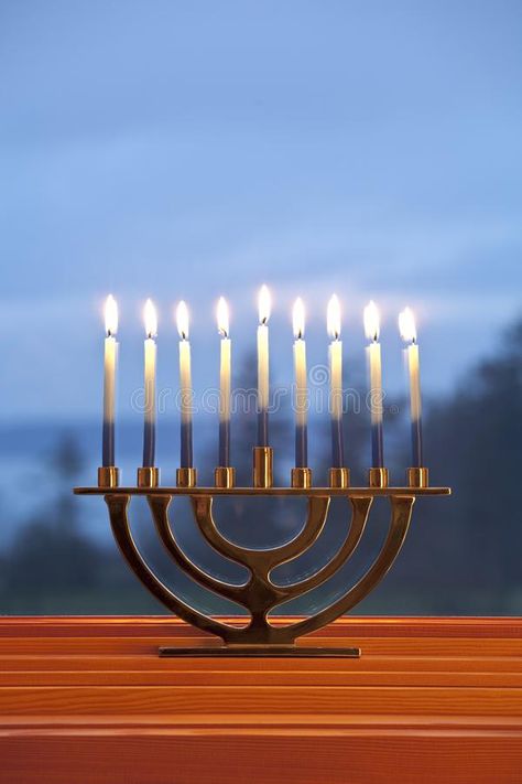 Lighted candles burning in traditional Jewish menorah for Jewish Hanukkah chanuk , #AD, #traditional, #Jewish, #burning, #Lighted, #candles #ad Judaica Paintings, Candles Burning, Jewish Hanukkah, Candle Night, Jewish Culture, Jewish Gifts, Rosh Hashanah, Abstract Photos, Menorah