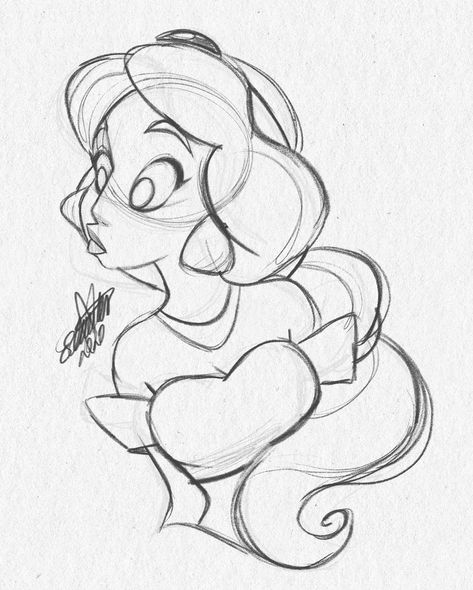 Princess Jasmine Sketch, Jasmine Sketch, Jasmine Drawing, Princess Sketches, Disney Art Style, Disney Drawings Sketches, Creepy Drawings, Adobe Fresco, Disney Princess Drawings