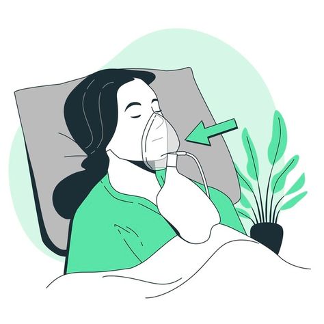 Oxygen mask concept illustration | Free Vector #Freepik #freevector #mask #help #patient #illustrations Oxygen Mask Drawing, Oxygen Illustration, Patient Illustration, Mask Concept, Neon Symbol, Underwater Cartoon, Medical Theme, Oxygen Mask, Mask Drawing