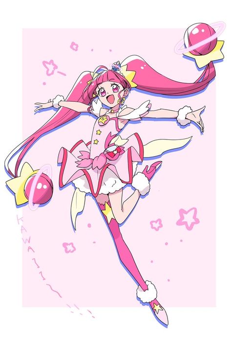 Precure Aesthetic, Magical Poses, Star Twinkle Precure, Twinkle Precure, Magical Girl Aesthetic, Moe Anime, Zombie Girl, Mahō Shōjo, Unicorn Art