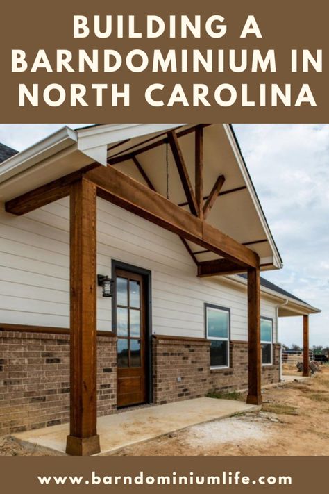 Tips and tricks for building a barndominium in North Carolina including places to get financing, kit providers, and barndominium builders. 30x40 Barndominium, Barndominium With Loft, Building A Barndominium, Barndominium Cost, Modern Barndominium, Small Tiny House, Barndominium Floor Plans, Metal Siding, Build Your Own House