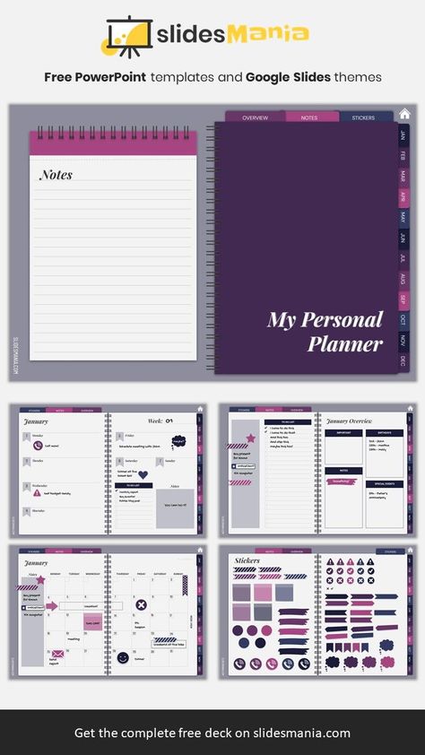 Free Planner Templates Pdf, Penly App Template Free, Keynote Planner Template, One Note Planner Template Free, Google Slides Planner Template, Keynote Planner, One Note Digital Planner, Free Digital Planner For Laptop, Month Overview