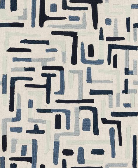 Varanasi Navy | Fabric | Stroheim Modern Textiles Patterns, Modern Upholstery Fabric, Fabric Texture Pattern, Custom Drapery Panels, Contemporary Upholstery Fabric, Fabric Paint Diy, Kuba Cloth, Bead Loom Designs, Modern Textiles